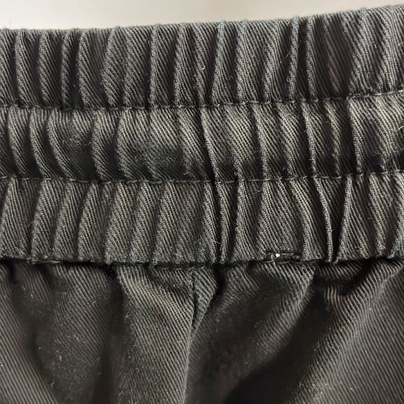 Workshop Black 100% Lyocell Pull-on Drawstring Capri Pants w/ Pockets- Medium - Picture 11 of 15